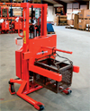 Stacker With Side tilting forks